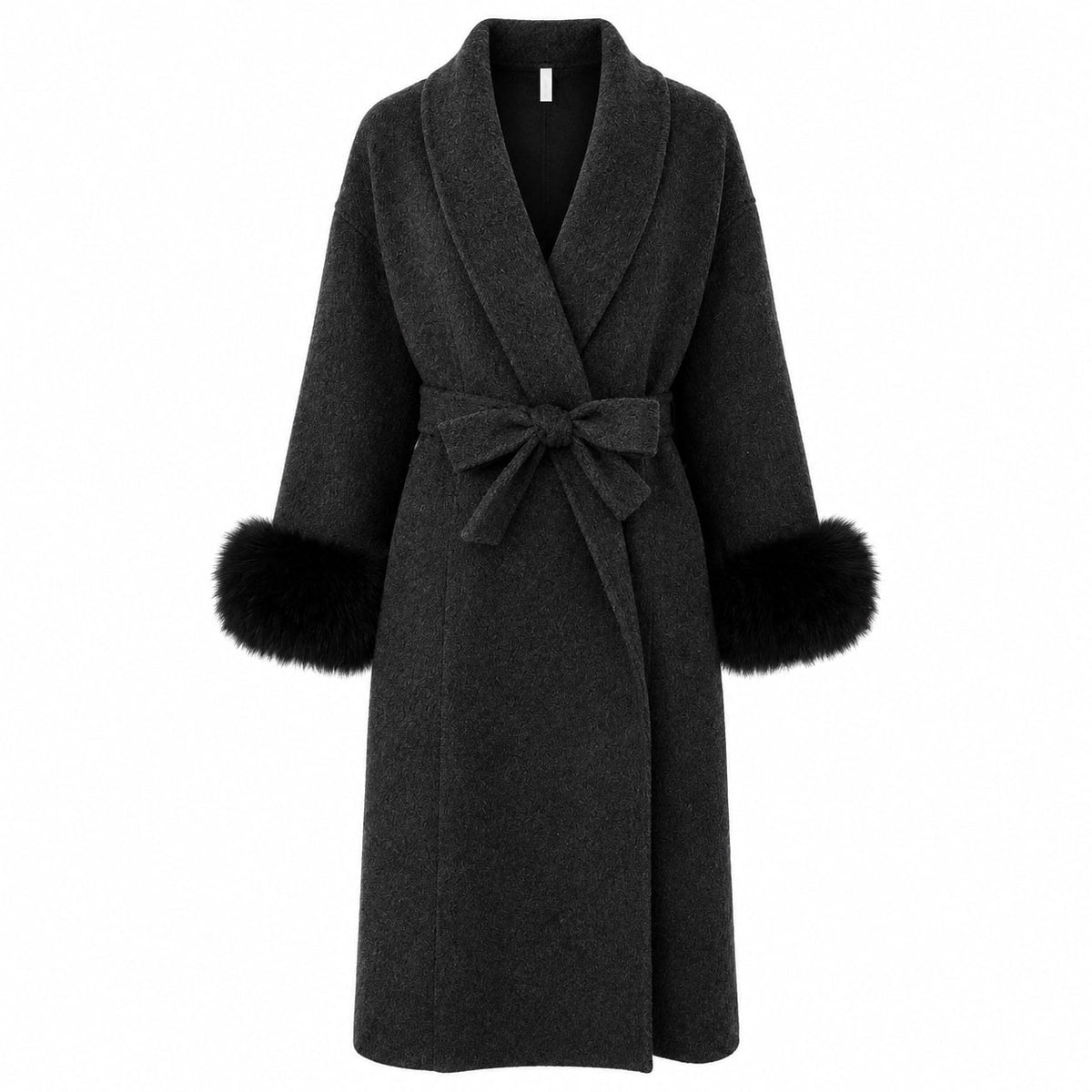 Luxe Fur Long Coat