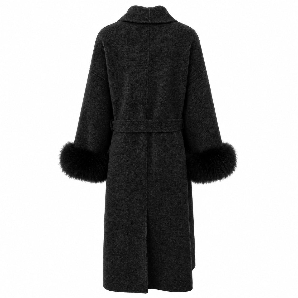 Luxe Fur Long Coat
