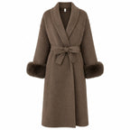 Luxe Fur Long Coat