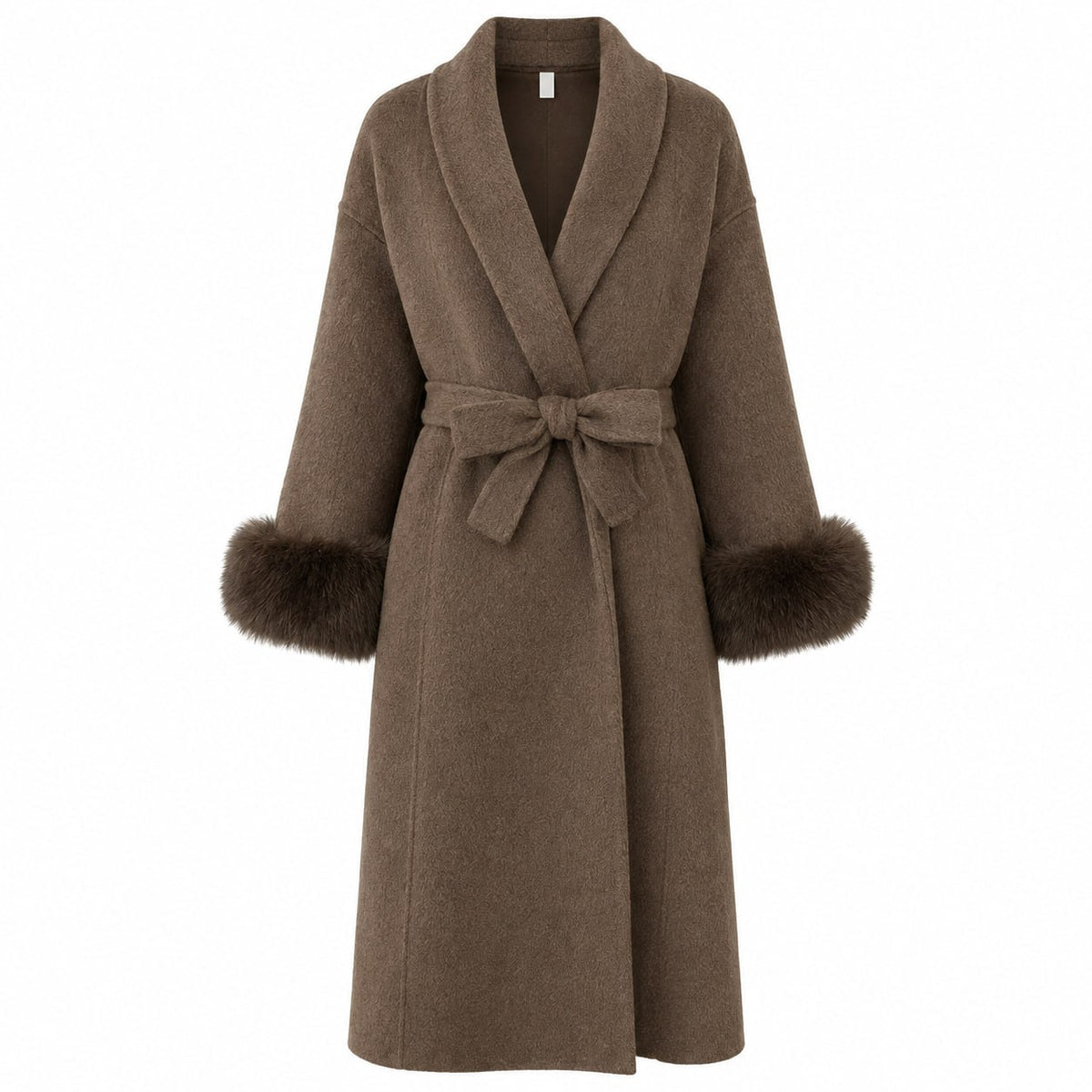 Luxe Fur Long Coat