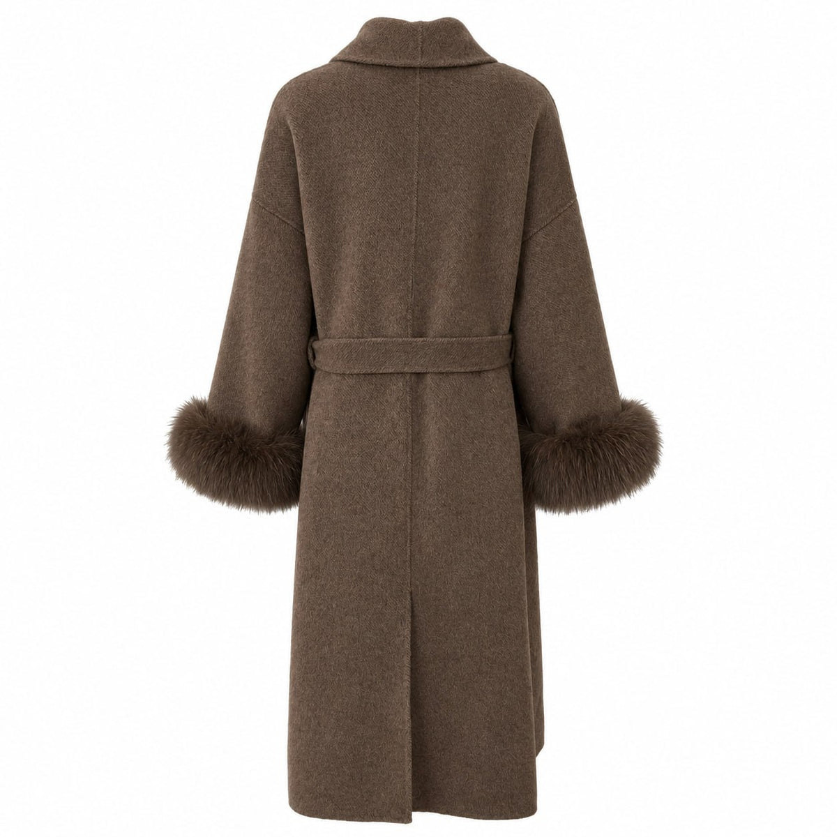 Luxe Fur Long Coat