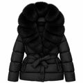 The Luxe Cropped Fur Puffer
