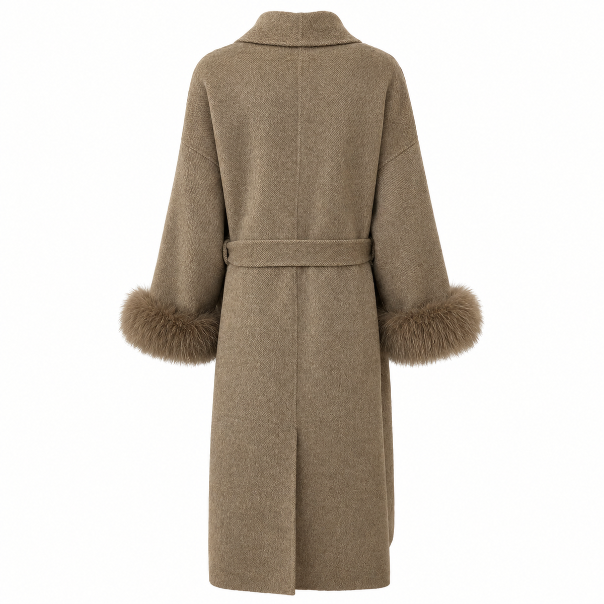 Luxe Fur Long Coat